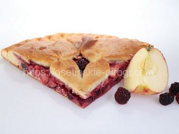 Осетинские пироги С яблоком и ежевикой