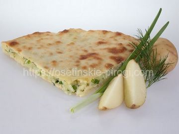 Осетинские пироги С картофелем и зеленью