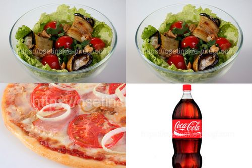 Набор "На двоих 3" дешевле на 15%:
1. Салат Нежный, пикантный баклажан 2 шт.
2. Пицца мясная 1 шт.
3. Кола 1 шт.
Доставка +7(495)724-72-92 Набор "На двоих 3" дешевле на 15%