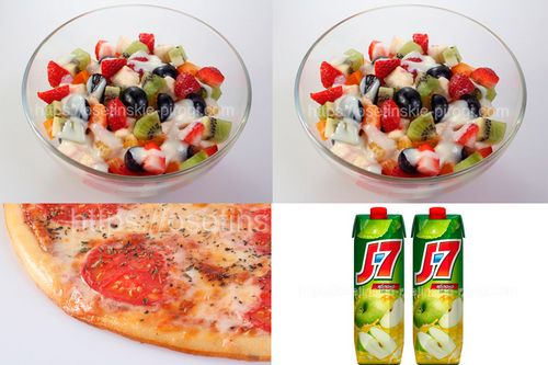 Набор "Детский 1" дешевле на 15%:
1. Пицца Маргарита 1 шт.
2. Салат Фруктовый 2 шт.
3. Сок Яблоко 2 шт.
Без лука, чеснока и перца!
Доставка +7(495)724-72-92 Набор "Детский 1" дешевле на 15%