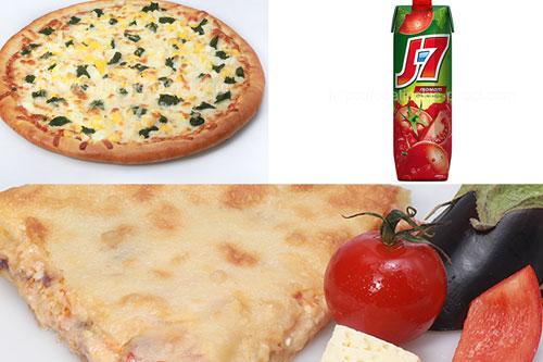 Набор "6Т 9" дешевле на 15%:
1. Пирог с баклажанами, помидорами, болгарским перцем и сыром 1 шт.
2. Пицца Весна 1 шт.
3. Сок 1 шт.
Доставка +7(495)724-72-92 Набор "6Т 9" дешевле на 15%