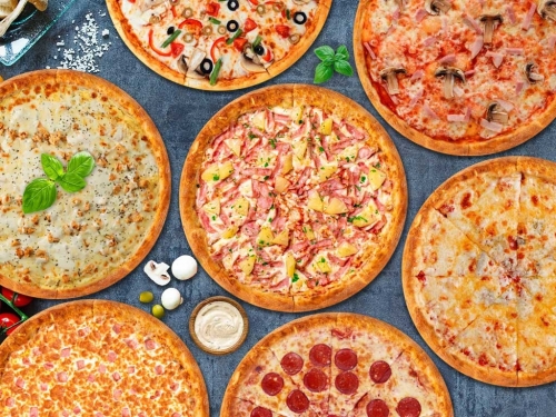 Набор Корпоративный:
Гавайская, Ветчина с грибами, 4 сыра, Вегетарианская, Пепперони, Чиз-чикен, Ветчина с сыром
Доставка +7(495)724-72-92 Набор Корпоративный