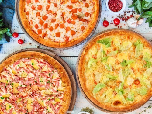 Набор Подружки:
Цезарь с курицей, Маргарита, Гавайская
Доставка +7(495)724-72-92 Набор Подружки