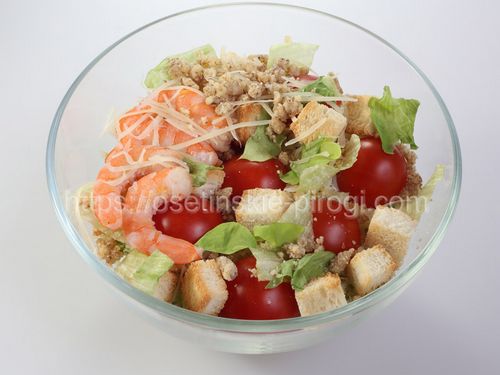 Салат новый:
Салат Романно 10 г.
Салат Айсберг 40 г.
Сыр Пармезан 20 г.
Креветки 50 г.
Сухарики Полуфабрикат 20 г.
Помидор черри 90 г.
Доставка +7(495)724-72-92 Салат новый